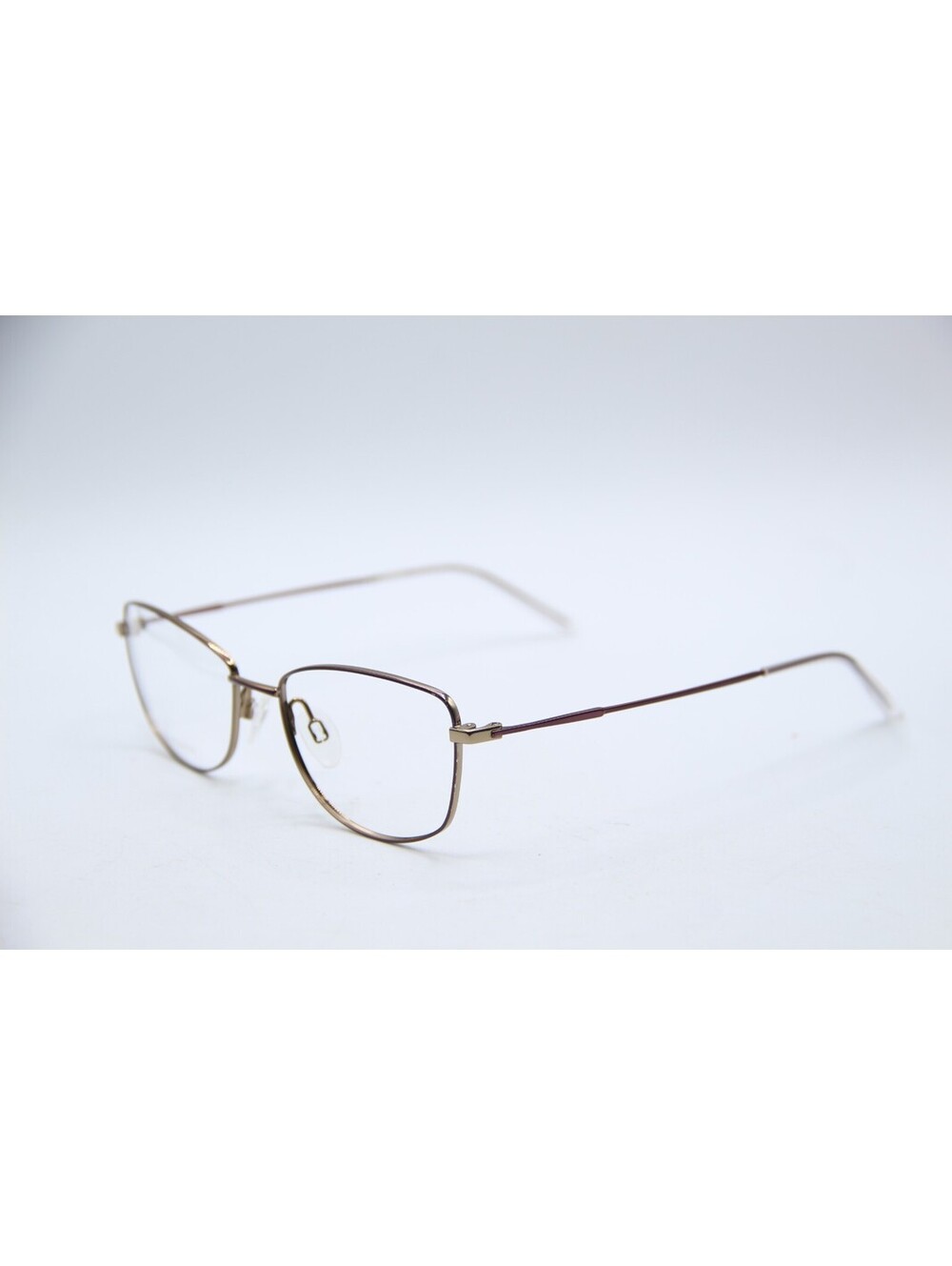 Charmant Titanium Perfection Ch29227 Bu Burgundy Authentic Eyeglasses 53-17